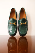 Gucci crocodile loafers