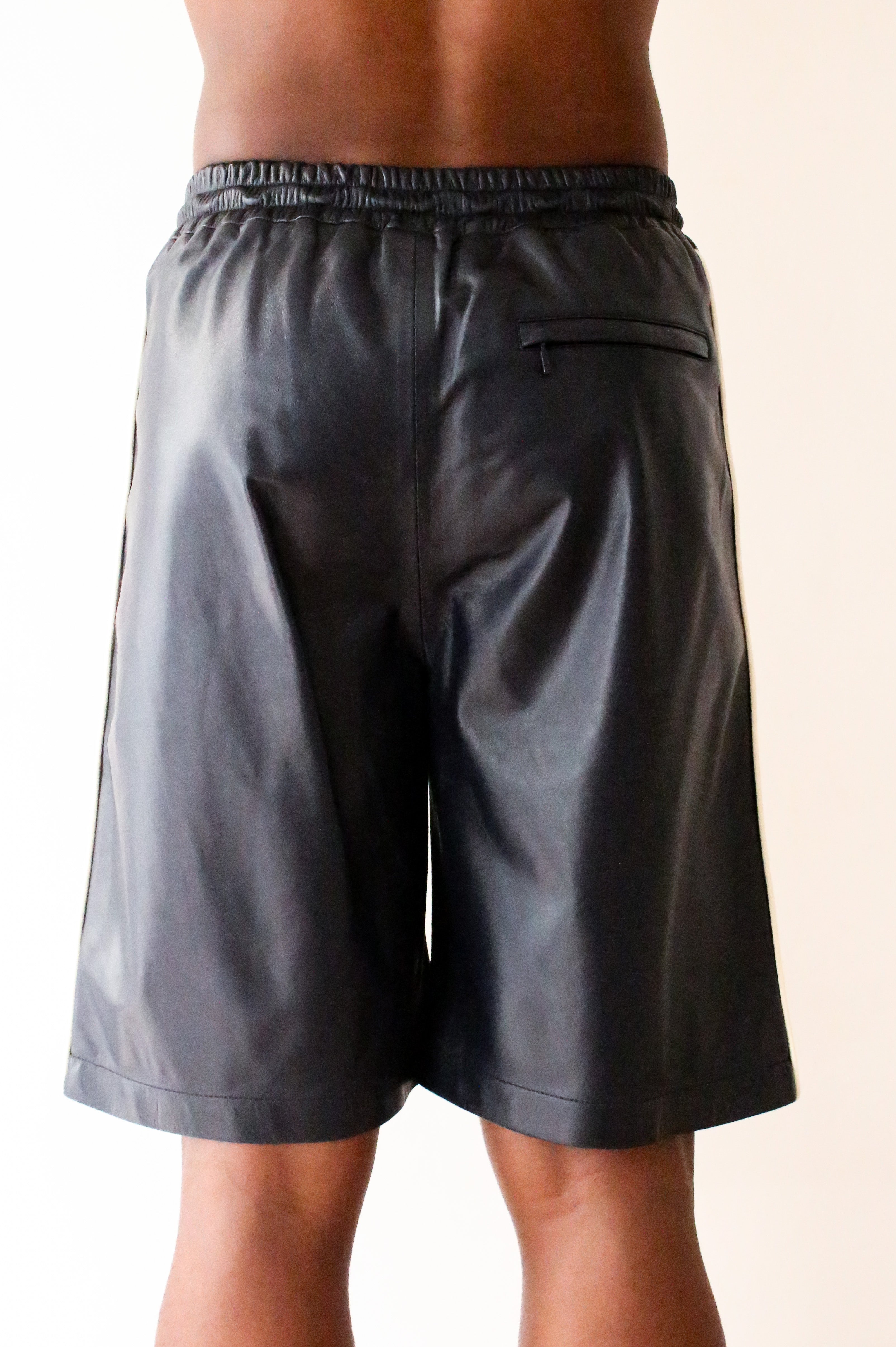 Loewe leather shorts