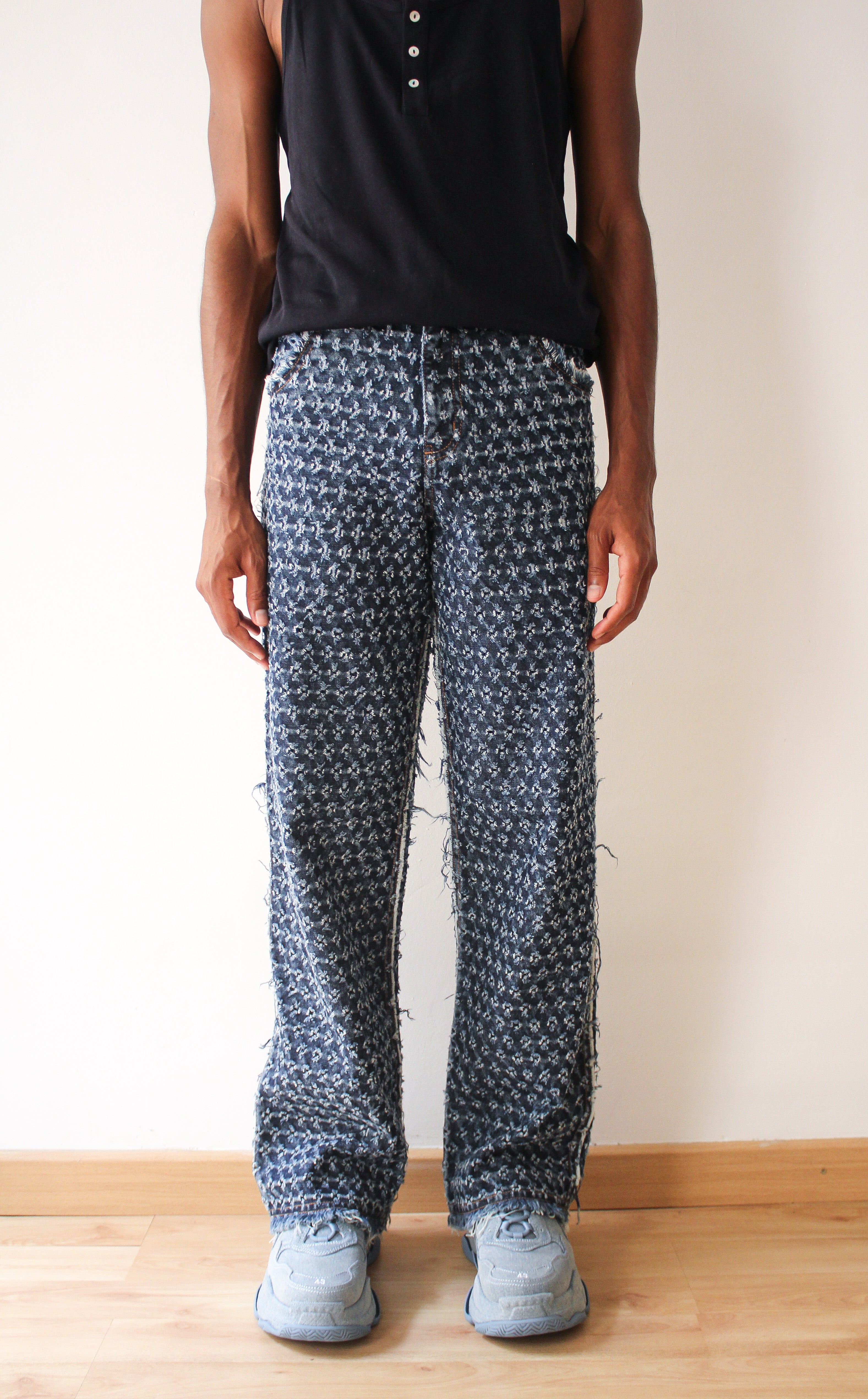 Dhruv Kapoor perforated jeans