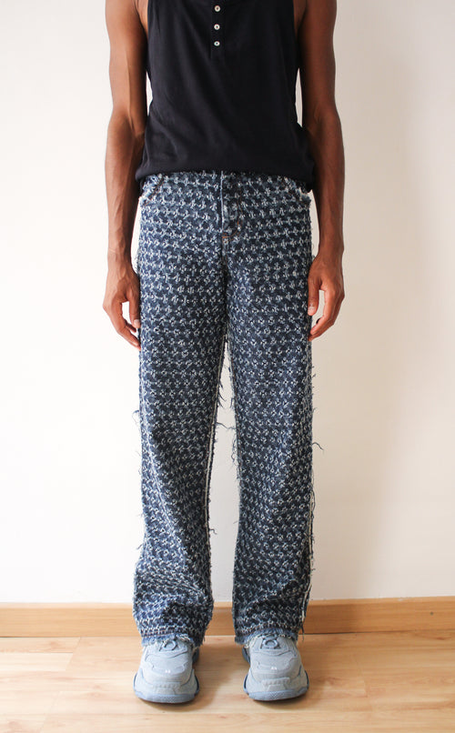 Dhruv Kapoor perforated jeans
